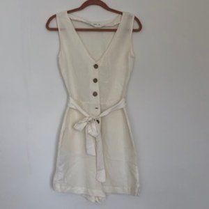 Mango Linen Jumpsuit